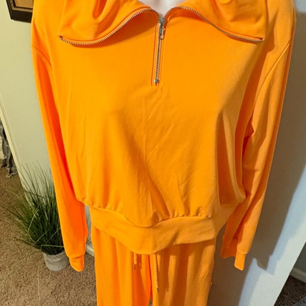 Orange 2 Piece Track Suite